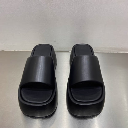 Thick Sole Elevated Slippers